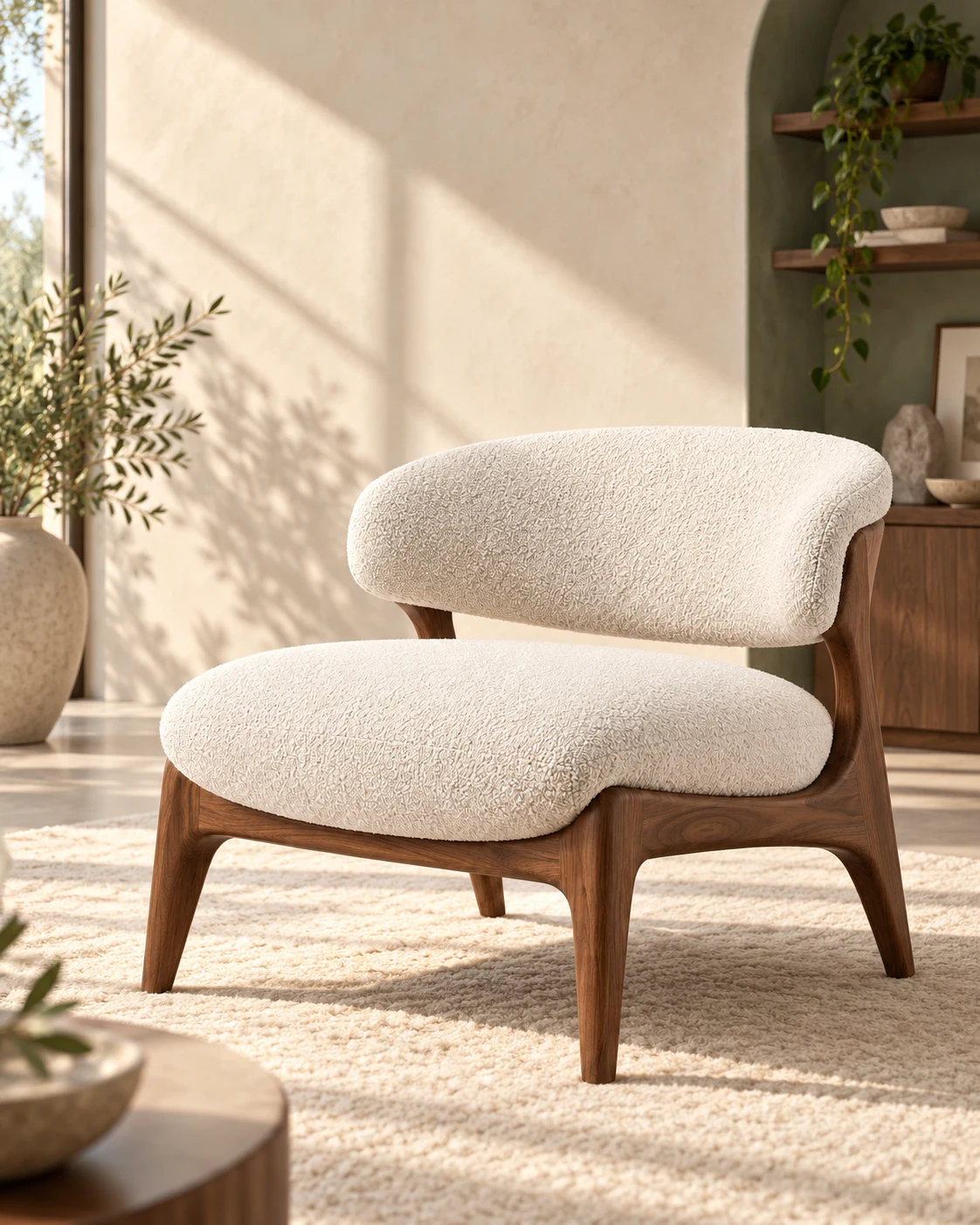 ALDER lounge chair in an architectural campaign room